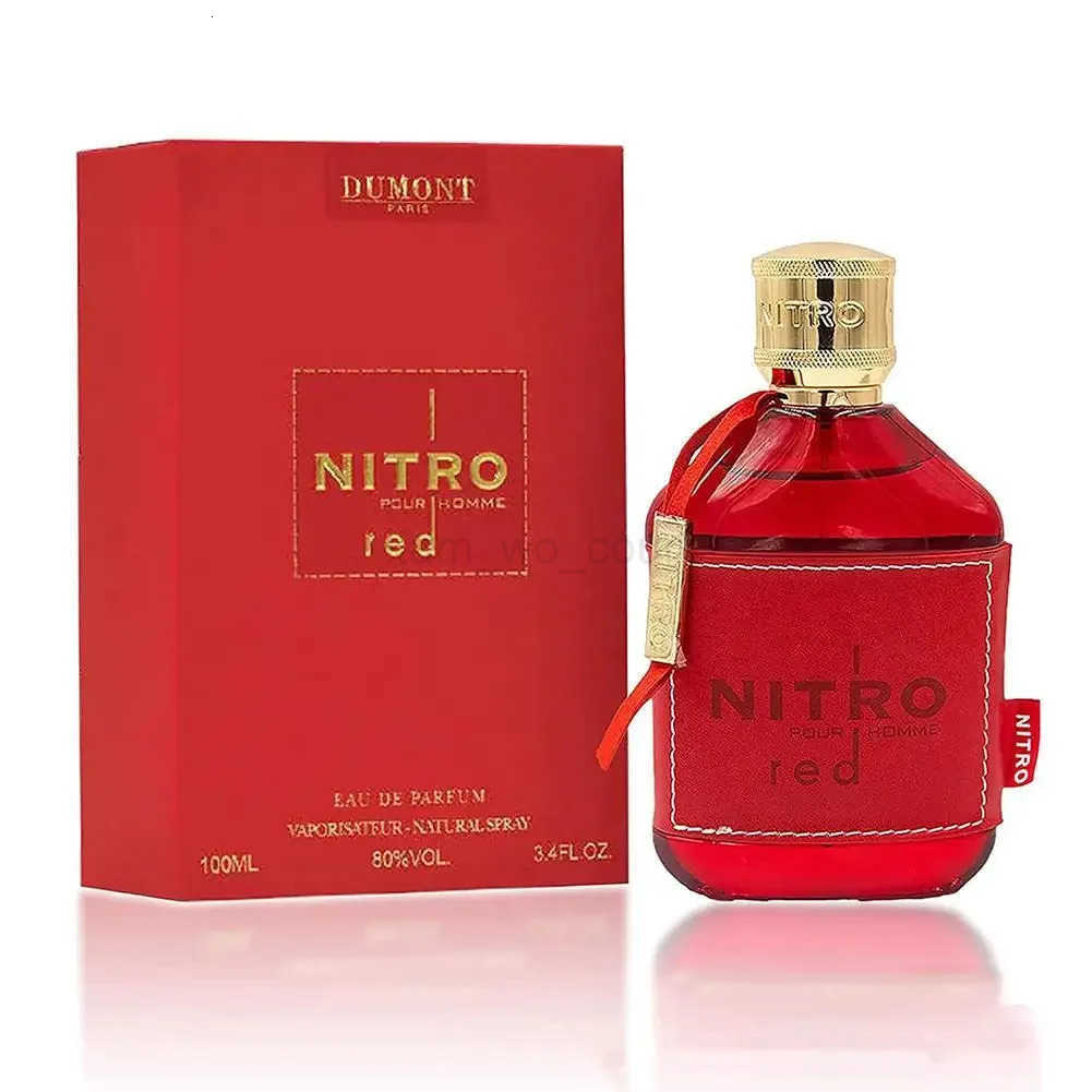Nitro Red Dumont MEN Fragrance Middle Eastern Arabic Perfume Mens Perfume Womens Perfume Long-lasting 100ml M250714