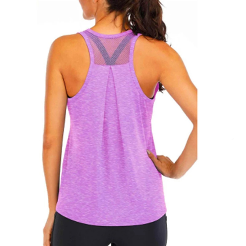 Yoga Shirt Female Style TShirt Loose Fitness Tops Vest Women Sleeveless Sport Tee QuickDrying Gym Running Workout Blouse 250708