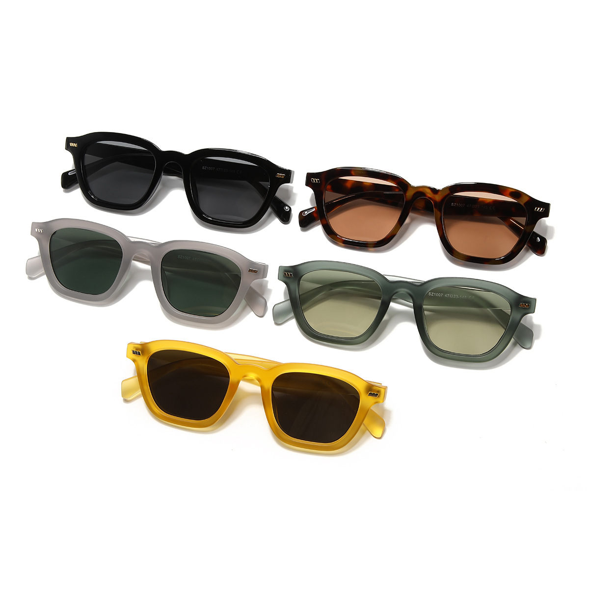 Designer Sunglasses For Women Men Tlofedi Sunglasses Luxury Polarized Lens Goggle Pilot PC Frame Oversized UV400 Eyewear Luxury Style Sunglasses DU190