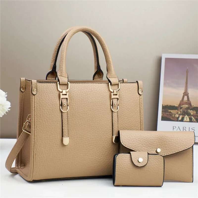 Designer 3 Piece Set Womens Handbags new High Quality Top Layer Leather Shoulder Bag for Women Shopping Tote Bags