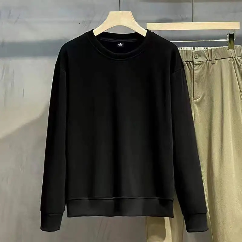 Autumn Winter Mens Sweatshirt Casual Warm Round Neck Pullover Loose 250708