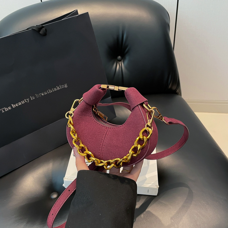 Handbag Women's Fashion Chain Crescent Bag Niche Trend Versatile Messenger Bag