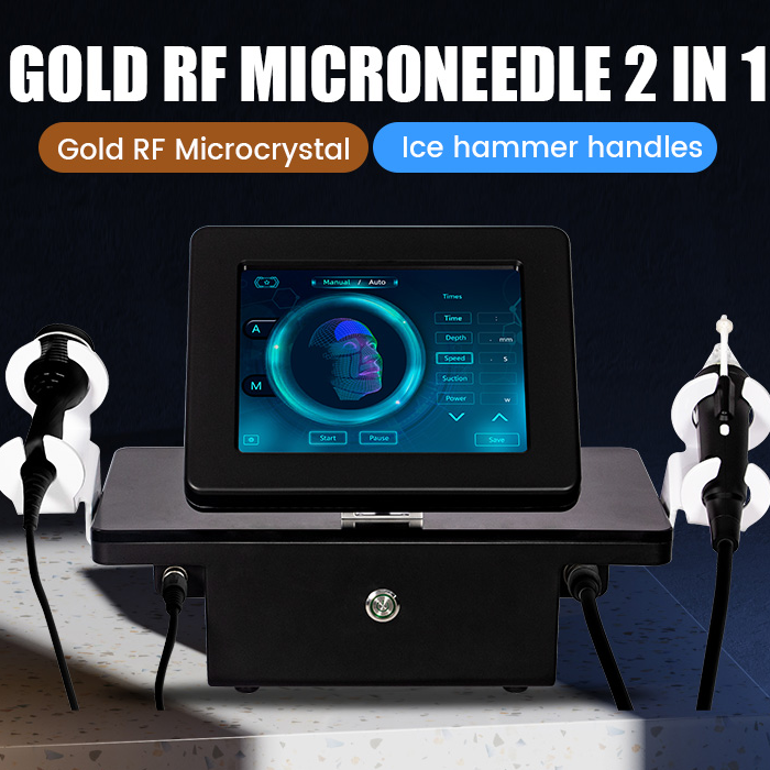 2 In 1 RF Fractional Microneedle RF Machine For Acne Scar Stretch Marks Removal Treatment