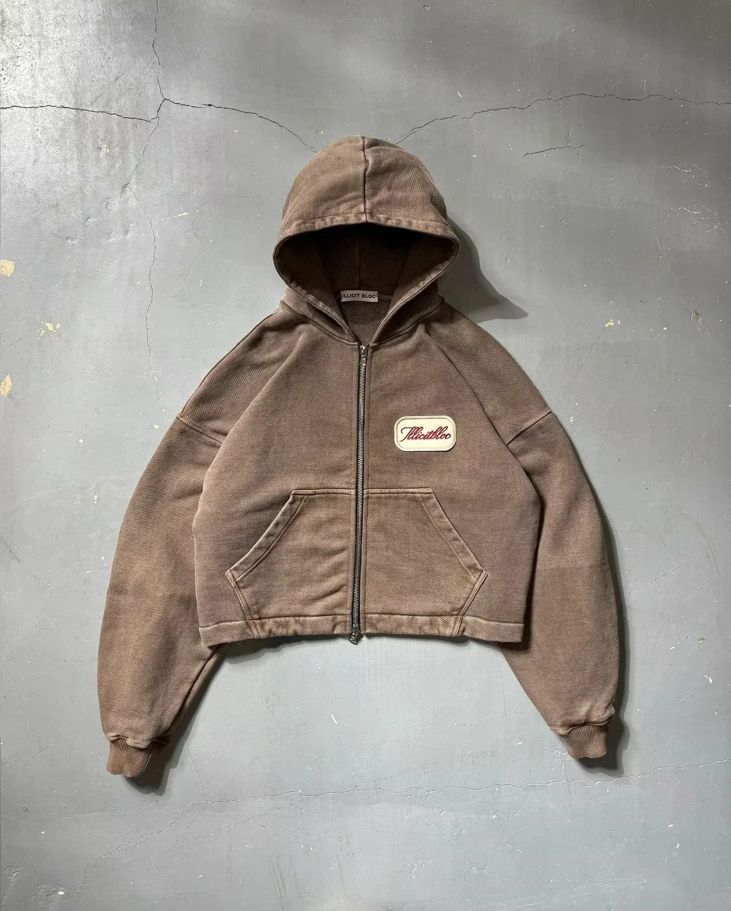 American Fashion Hip Hop Letter Embroidered Zipper Hoodie Men Street Y2K Casual Loose Fleece Padded Sweatshirt Unisex Hoodie 250709