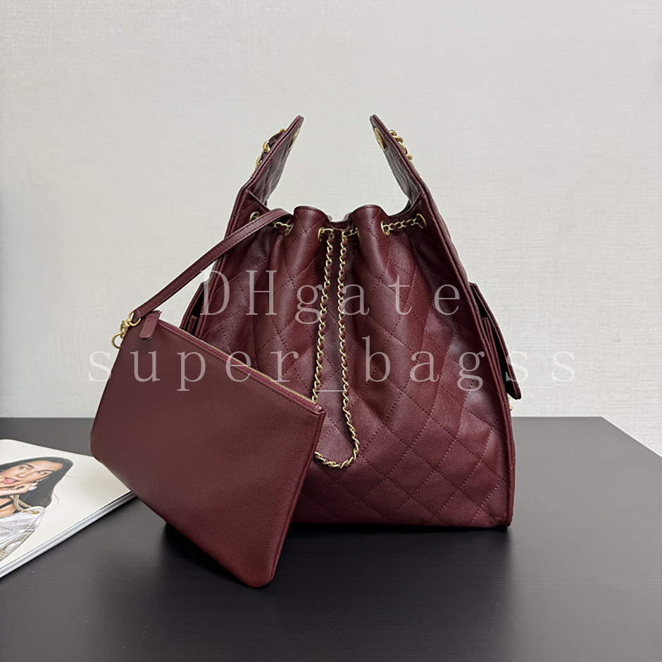 Designer bag luxury shoulder bag large size Hobo bag genuine leather handbag mirror quality tote bag 40CM Chain Bag with box C699