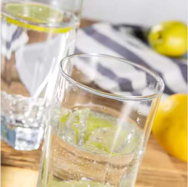 Wholesale 370ml 12.51oz Heat Resistant Lemonade Glass Cup Custom Soda Lime Classic Design Party Safe for Restaurants
