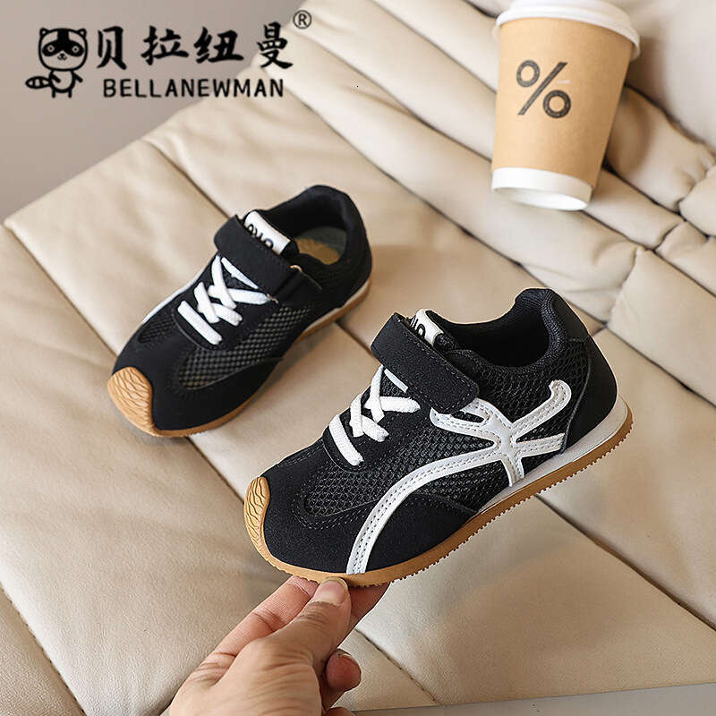 Children's Mesh Breathable Sports 2025 Spring Summer New Korean Style Boys' Forrest Gump Trendy Girls' Casual Training Shoes