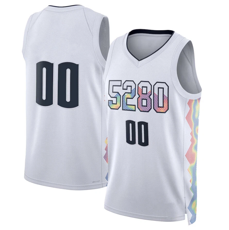 25 26 DEN Nugget Jokic Basketball Jerseys Jamal Murray Aaron Gordon Christian Braun Bruce Brown Cameron Johnson Tim Hardaway Peyton Watson City Jersey