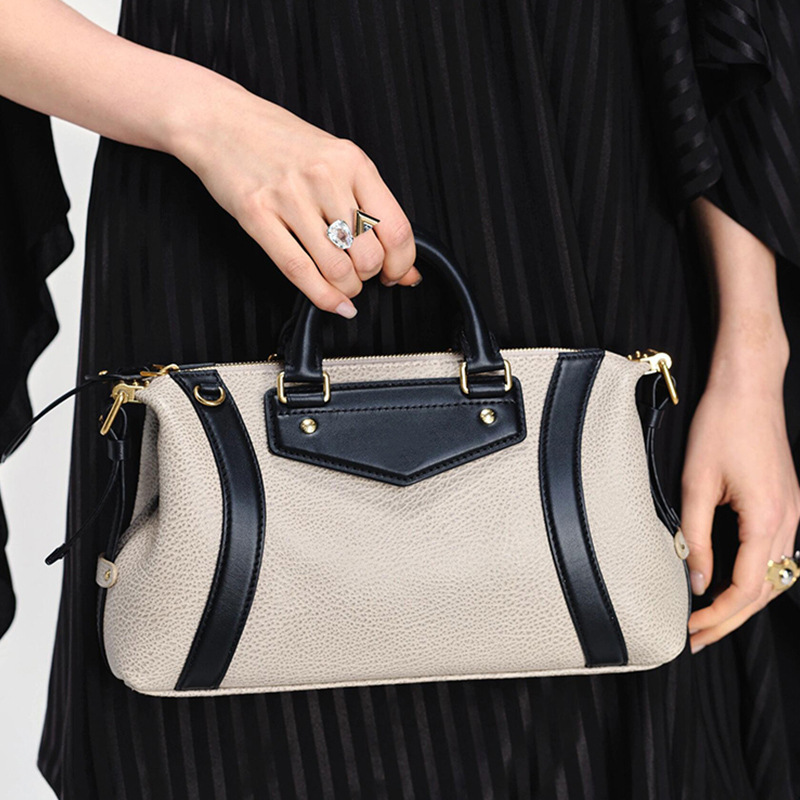Women's Handbag 2025 New Minimalist Boston Bag High-quality Commuting Handbag Multifunctional Large Capacity Shoulder Crossbody Bag