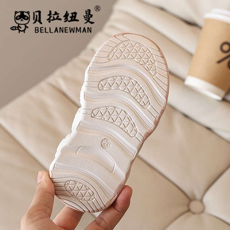 Children's Sneakers 2024 Winter Korean Style Girls' Fashion Bread for Big Kids Students Casual Sports Shoes