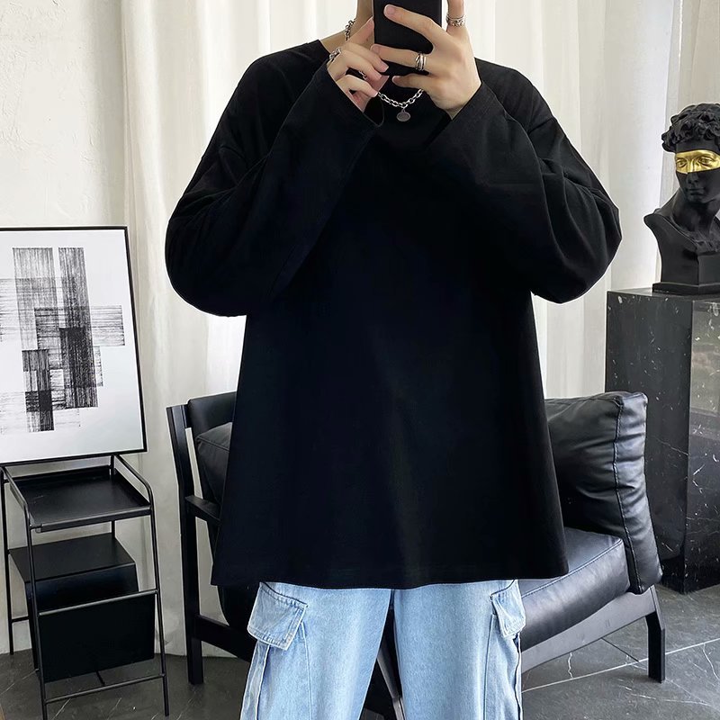 P312 Sweatshirt Men's Fashion Brand Waffle Fake Two-piece 2025 Autumn New Long-sleeved T-shirt