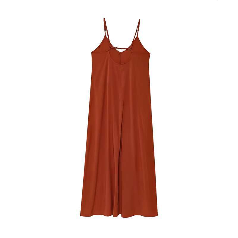 RAFZNB Fashion Thin Straps Long for Women V-Neck Sleeveless Dress Summer Sexy Off Shoulder Female Elegant Party Dresses dongdumaoyi