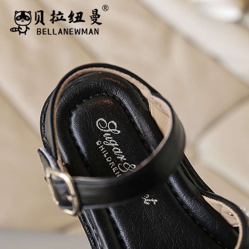 Choice Girls Pearl Small Flower Princess Sandals 2025 Summer New Children's Fashion Soft Sole Beach Shoes