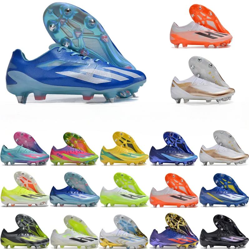 Quality New Season Soccer Boots X Crazyfast.1 SG Metal Nails Messis Football Cleats For Mens Trainers Comfortable Crazyfast Soccer Shoes Men Outdoor