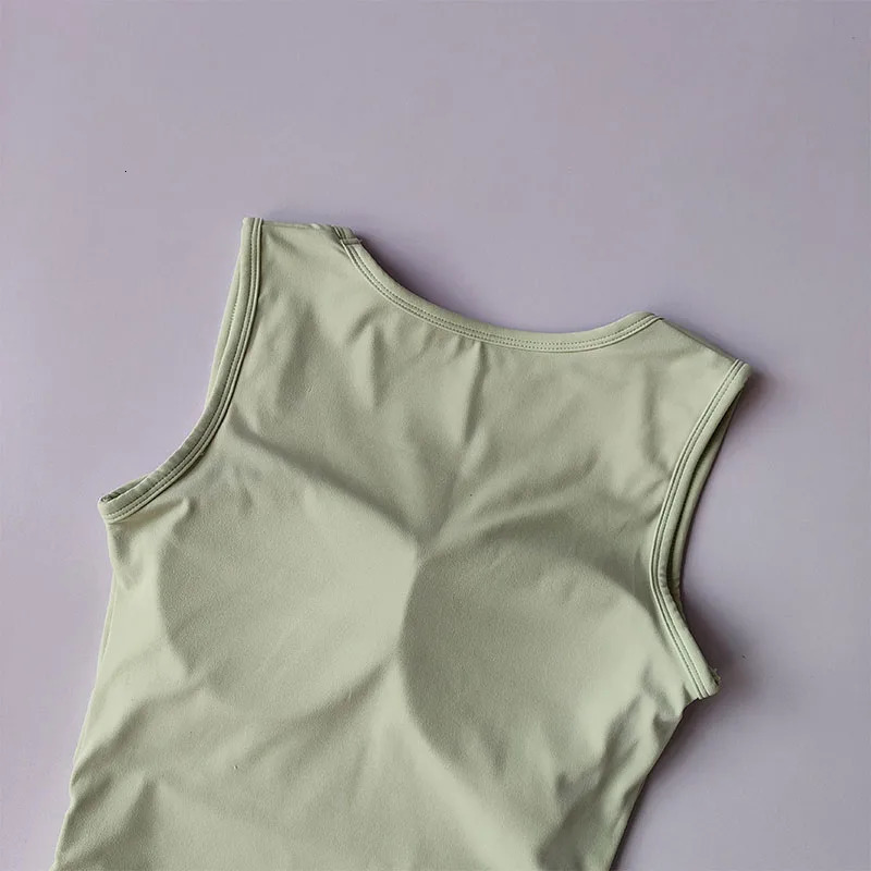 Square Collar Fixed Onepiece Sports Vest for Women Running Breast Collection Cross Shaped Fitness Bra Pilates Yoga Suit Summer 250708