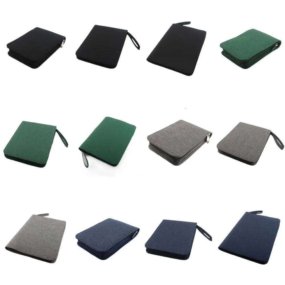 Large Capacity Fountain Pencil Case 10/24/48 Slots Canvas Pen Bag Writing Holder Supplies Accessories