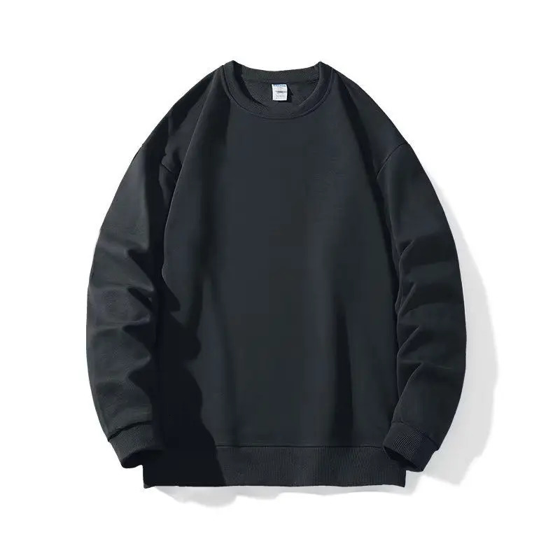 Autumn Winter Mens Sweatshirt Casual Warm Round Neck Pullover Loose 250708