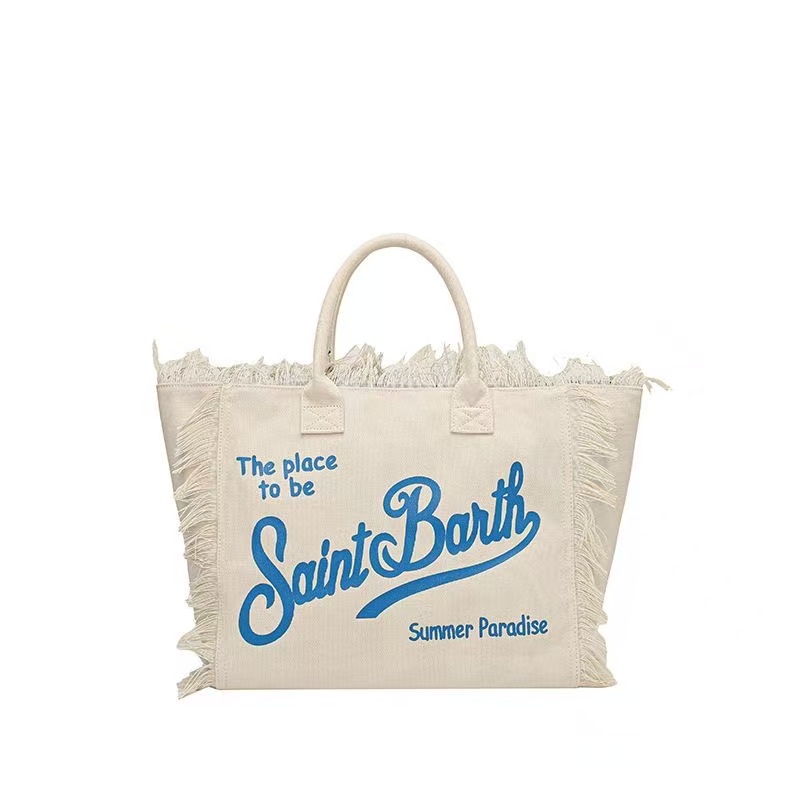 Shoulder Bag 2025 Fashion Handmade Tassel Travel Pure Color Cowboy Tote Large Capacity Beach High Quality Handbag