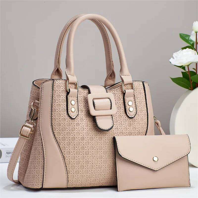OLOEY Brand Designer Women'S Handbag Large Capacity Shoulder Classic Retro Crossbody Bag Urban Commuting Tote Bag+wallet