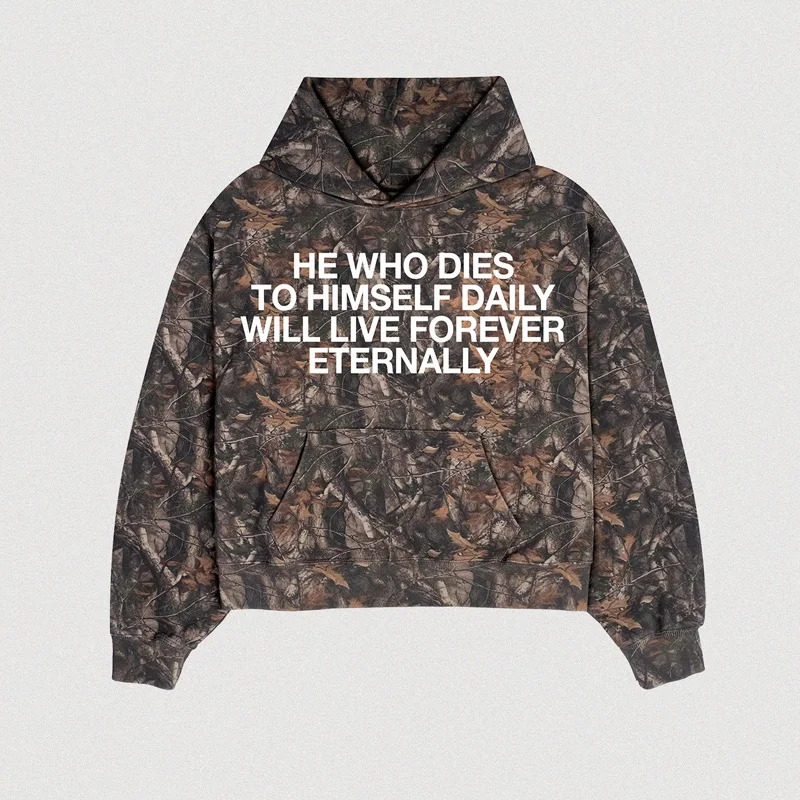 Y2K Harajuku hoodies Oversized camouflage pattern Hip hop retro soft warm hooded sweatshirt fashionable men women street wear 250709
