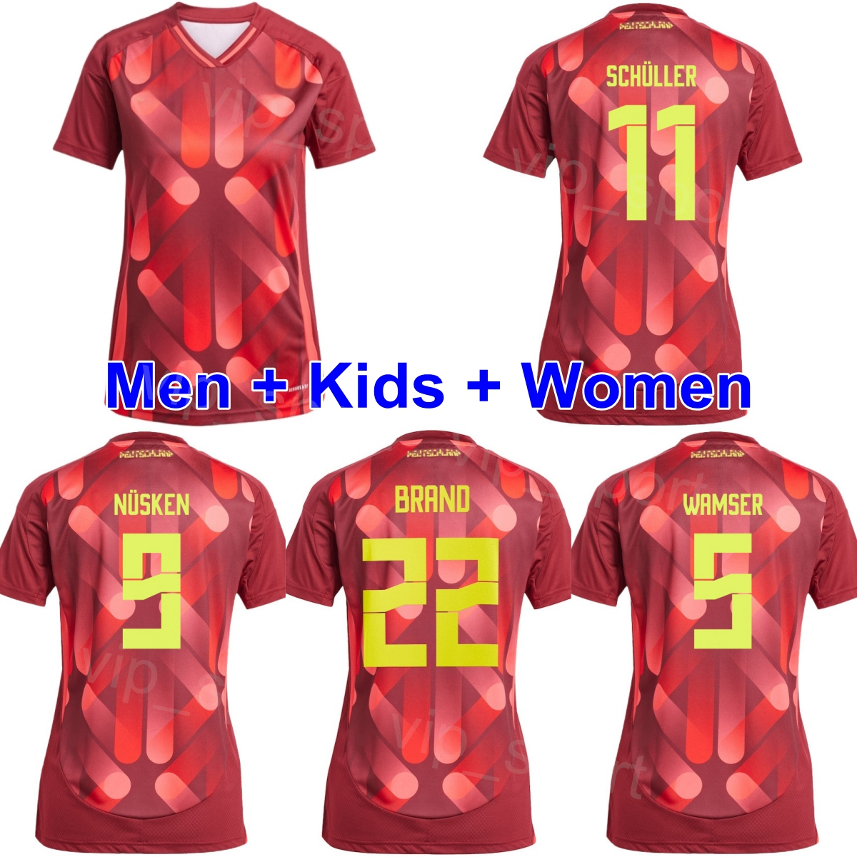 National 2025 26 Women Soccer 19 Klara Buhl Jerseys 18 Giovanna Hoffmann 9 Sjoeke Nusken 5 Carlotta Wamser Lea Schuller Jule Brand Football Shirt Kits Men Kids DeGuo