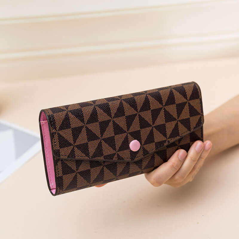 Lacel Urwebin Card Holders Trifold designer RFID Blocking Large Capacity cion Purse for Women Printed Long Leather Wallet Fashion Clutch mezzanines