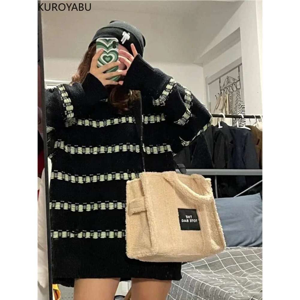 Handbag Lamb Wool Bolsas Para Mujeres Large Capacity Crossbody Tote Travel Top-Handle Bag Casual Fashion Y2k Bags