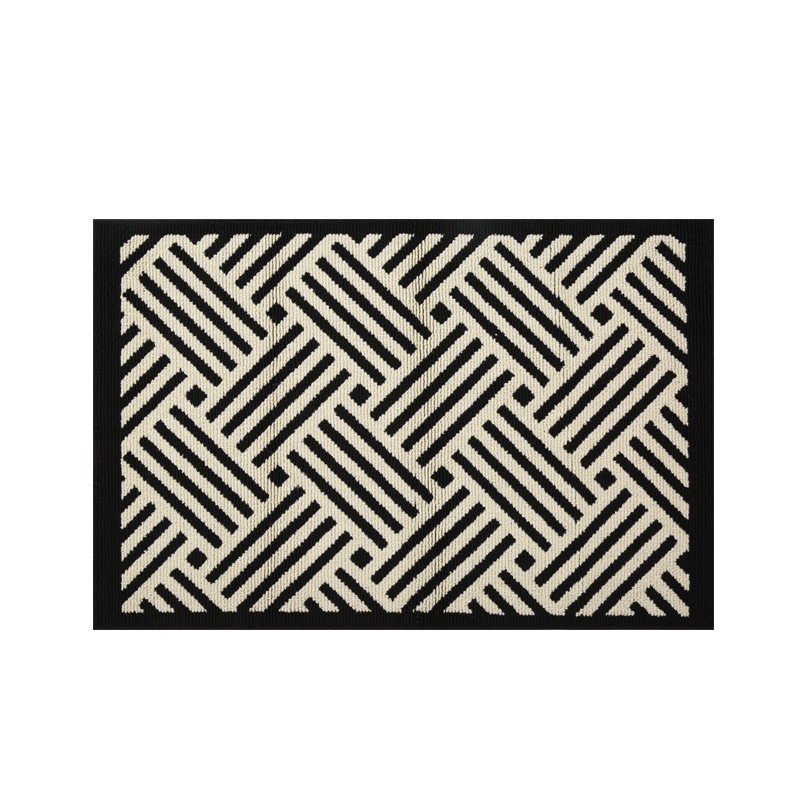 Designer carpet, kitchen floor mat water-absorbing and oil-proof foot mat household machine washable long carpet dirt-resistant non-slip and anti-drop