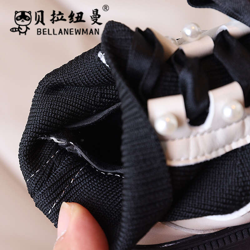 Girls' Bowknot Sock Princess 2024 Autumn New Korean Style Children's Fashion Short Boots for Older Kids
