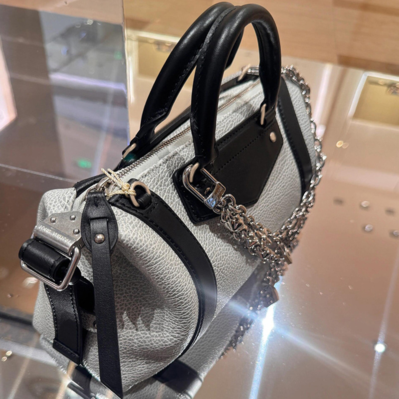 Women's Handbag 2025 New Minimalist Boston Bag High-quality Commuting Handbag Multifunctional Large Capacity Shoulder Crossbody Bag