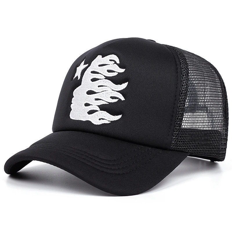 Fivepointed star figure threedimensional embroidered sponge baseball cap mens and womens outdoor sports event sun hat 250704