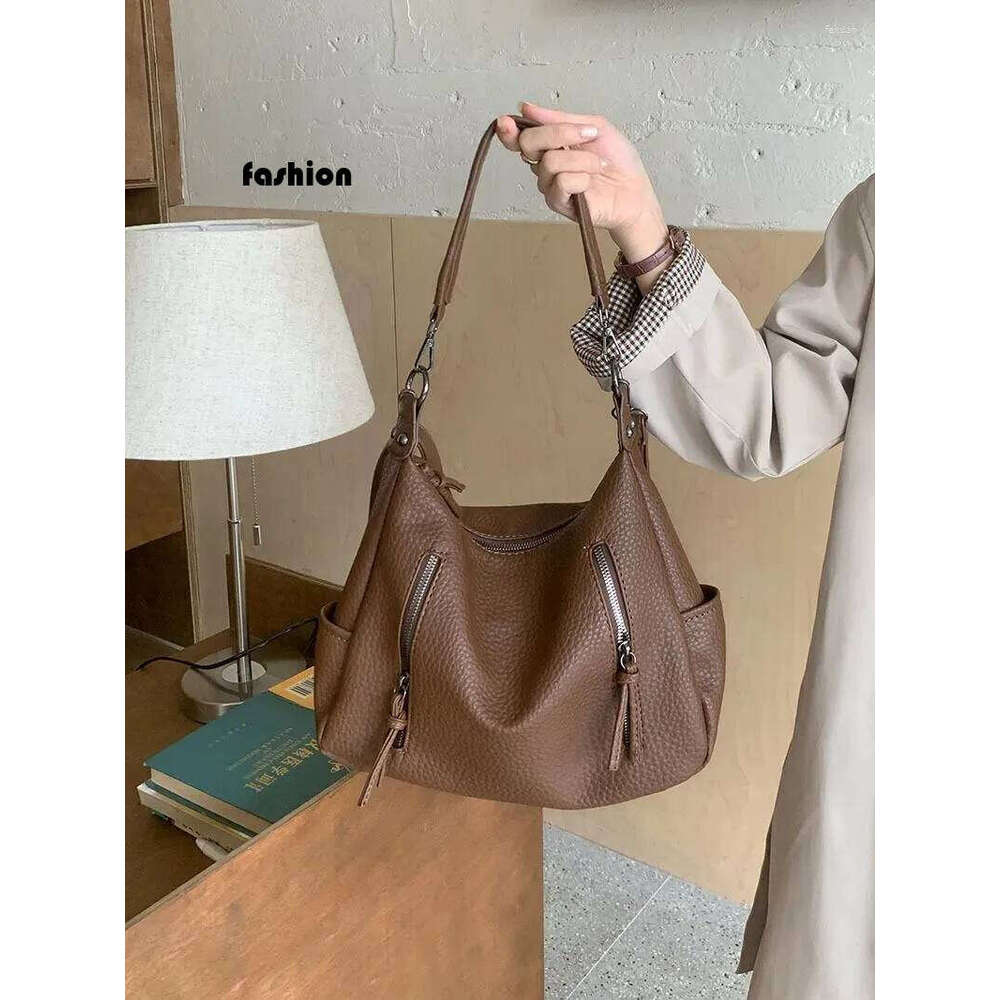 Shoulder Bags CGCBAG Fashion Designer For Women Simple Solid Lage Capacity Crossbody High Quality PU Leather B5 h7