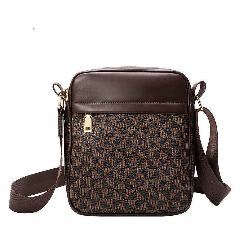 Lacel Urwebin Leather Crossbody New Fashion Vertical Shoulder Outdoor Phone Men's Bag Z260124