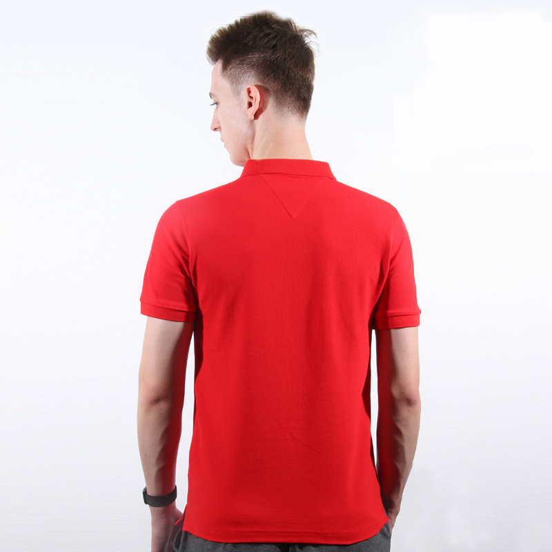 Double bead cotton polos High-end business iron-free cotton polo shirts for men and women with the same work clothes unit company tooling cultural shi