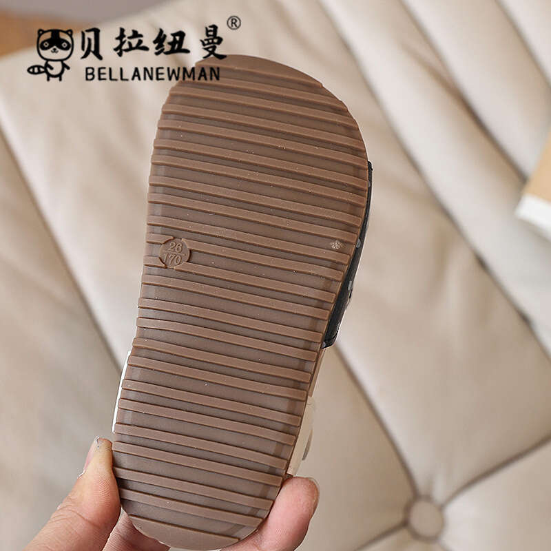 2025 Summer New Girls' Fashion Bowknot Polka Dot Princess Shoes Children's Cork Sandals