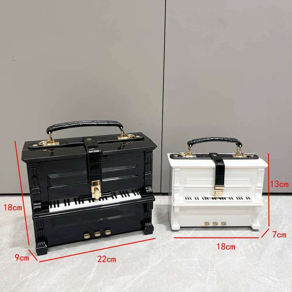 purses and handbags Designer crossbody shoulder For Women piano shape handmade bags Purse Messenger Bag banquet bag