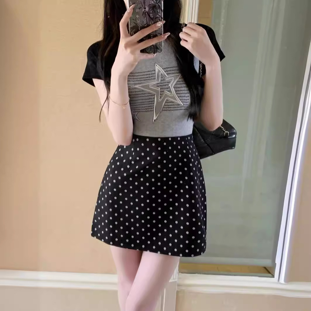 New Women's Skirt Summer New Korean Women's Commuter Multi functional High waisted Tight Skirt A-line Short Skirt New Designer Dress