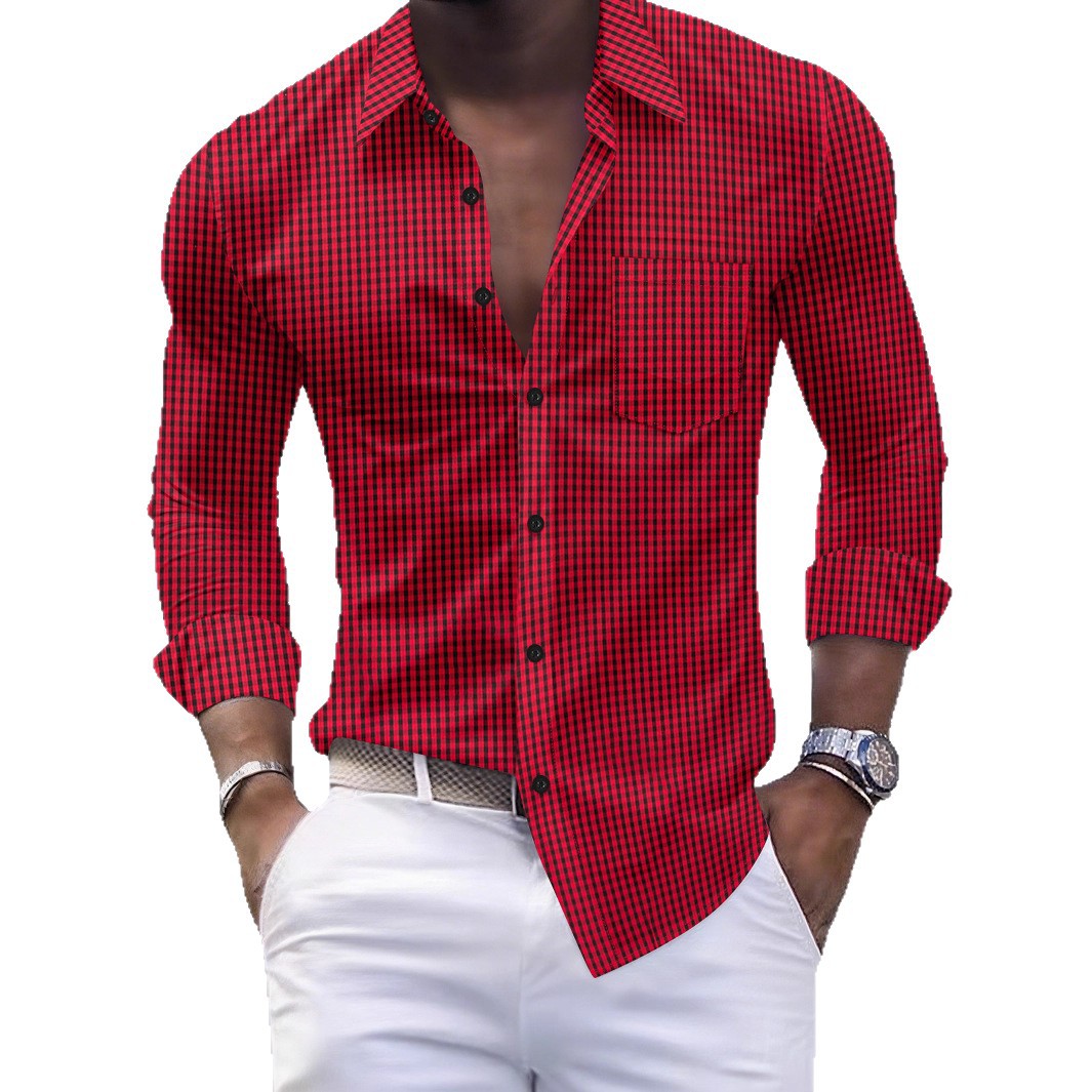 Luxury Shirts Men Stylish Casual Business Shirt Slim Fit Dress Shirt for Spring and Autumn Ideal for Office and Social Events man tops