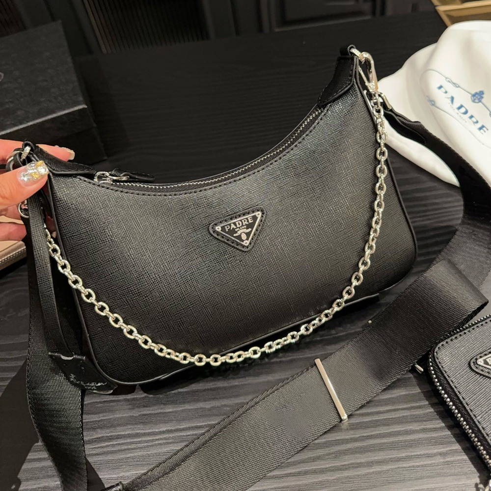 designer bag Crossbody bag shoulder bag TOP Quality Three in One 2005 Crossbody bag Luxury handbag Designer Women Wallet Premium Classic Nylon Bag Black 10A handbag