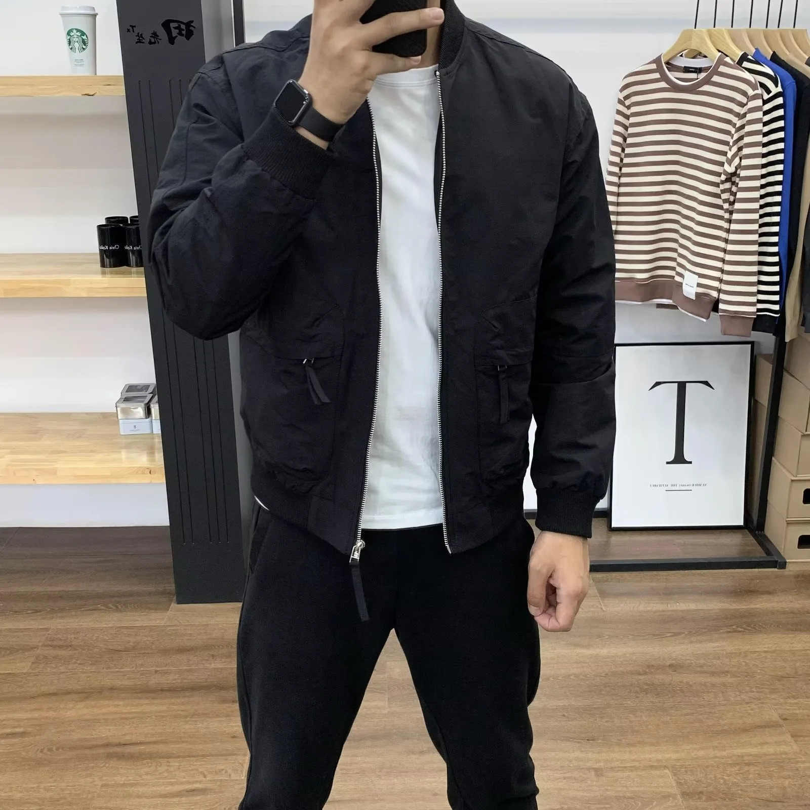 Spring and Autumn Men Clothing Coat Sales of Jackets for Men in Jackets Man Mens Coats Campus Baseball Uniforms Mens Winter 250708