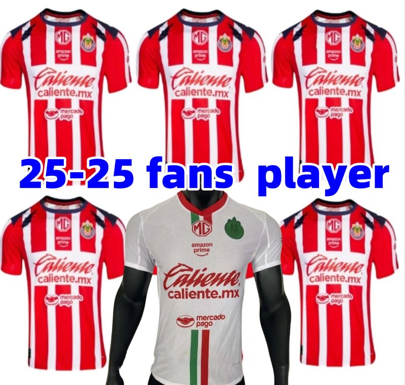 25 26 Guadalajara Soccer Jerseys special Chivas regal chicharito I.BRIZUELA C.CALDERON A.ZALDIVAR A.VEGA home away 3rd 2025 football shirt