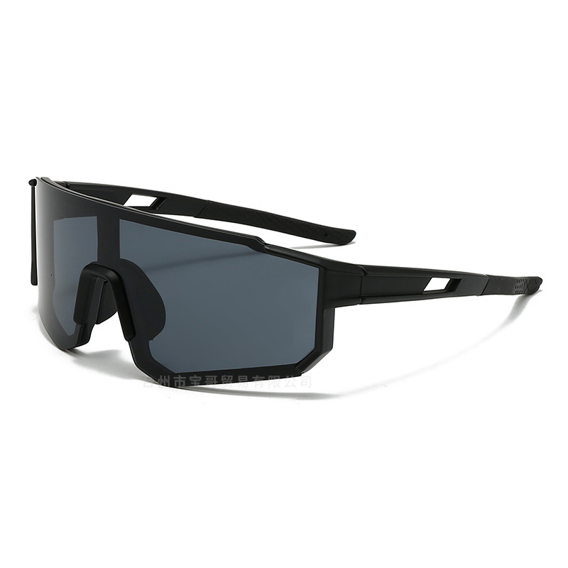 The Designer's Luxury Glasses, Trendy And Fashionable Large-frame One-piece Lens Sunglasses, Rock Climbing, Sports, Skiing And Casual Glasses