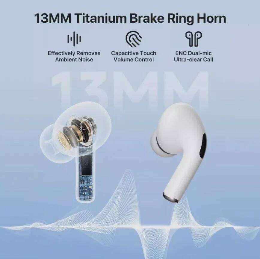 A9 Pro Earbuds Headphones Wireless Earphones Bluetooth 5.4 Touch Screen