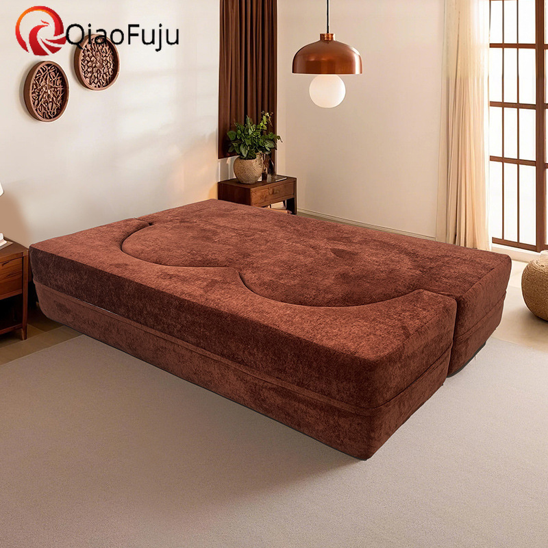 Sofa bed compressed sofa in a box Washable reclining sofa, Small apartment sofa, Dual-function multi-functional sofa bed, Two-person sofa, Double-pers