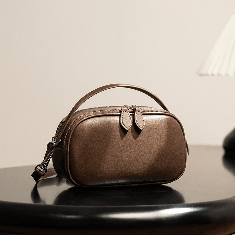 Women s leather handbag for spring and summer multifunctional crossbody bag designer bag daily casual women leisure s shoulder bag