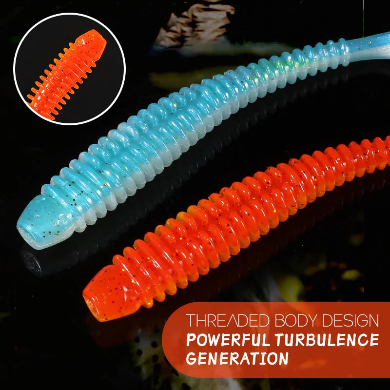 Supercontinent Impact Ring Shad Fishing Lure Soft 6m 80mm 97mm Plastics Baits Swimbait Jigging Artificial 250708