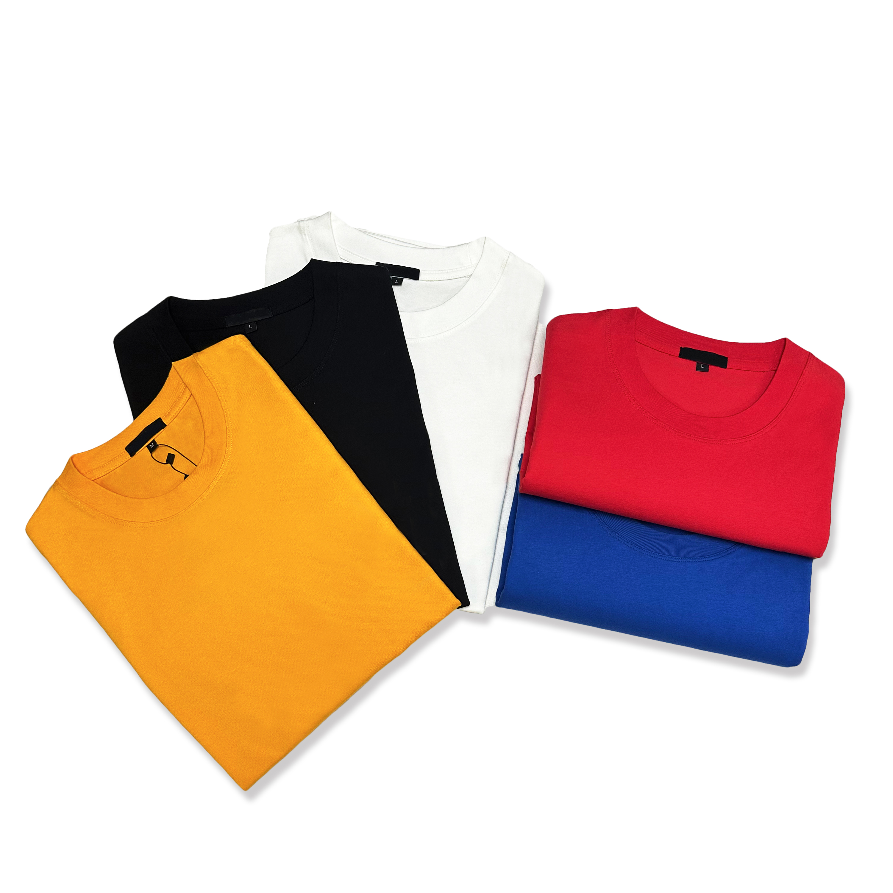 260 grams of heavy tide brand T-shirt In summer, men and women couples absorb moisture, light and breathable, solid color and versatile round neck sle