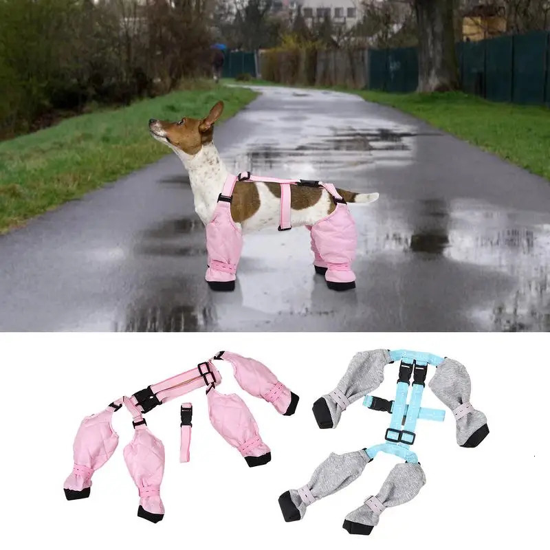 Dog Boot Waterproof Leggings For Paw Protection Dog Snow boots For Winter Dirty-Proof Anti-Fall Dog Outdoor Walking Supplies 250709