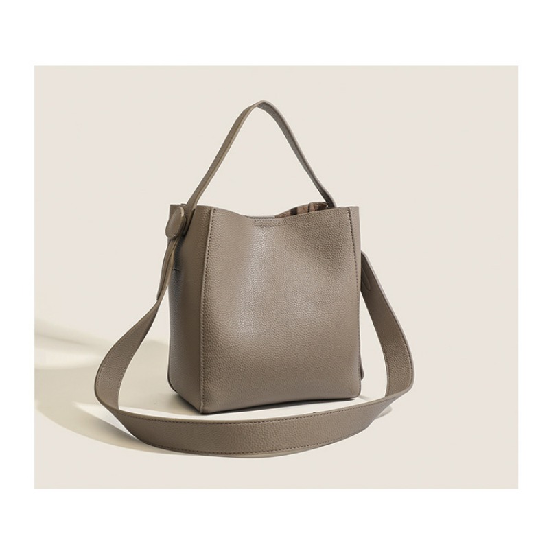Womens Crossbody Bucket Bag - Chic Niche Design for Daily Use