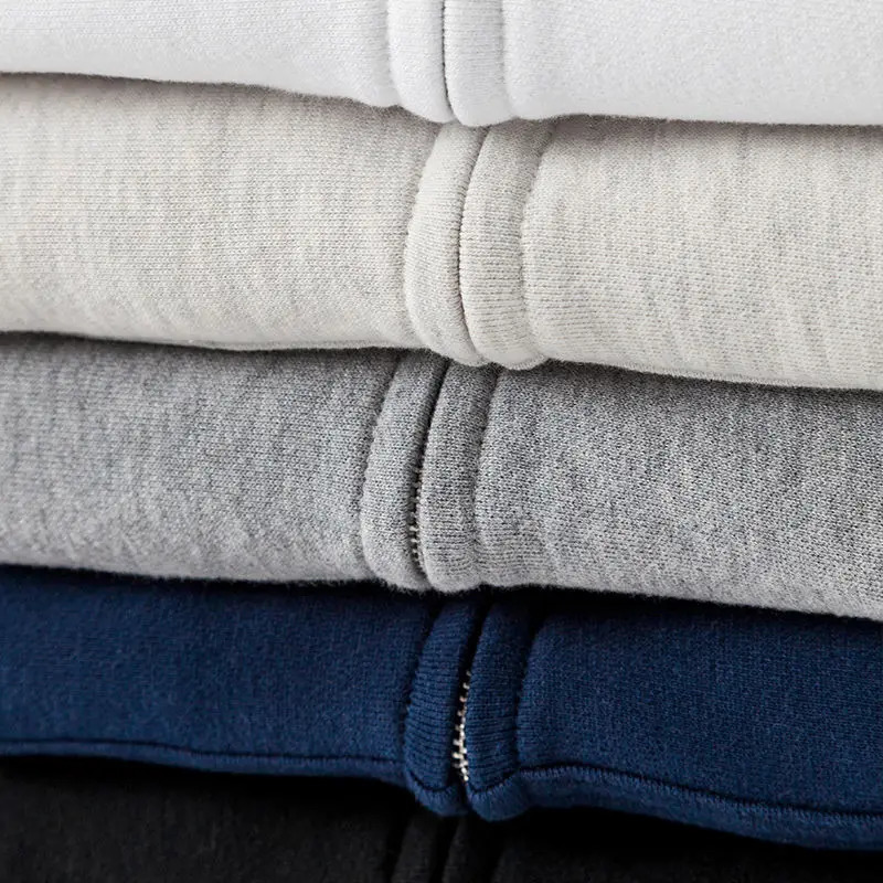 Good Quality Zip Hooded Women Sweatshirt Navy Blue Cotton Casual Street Wear Loose Spring Autumn Solid Color Hoodie Jacket 250707